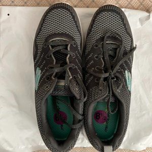 Skechers Tennis Shoes - Black Mesh